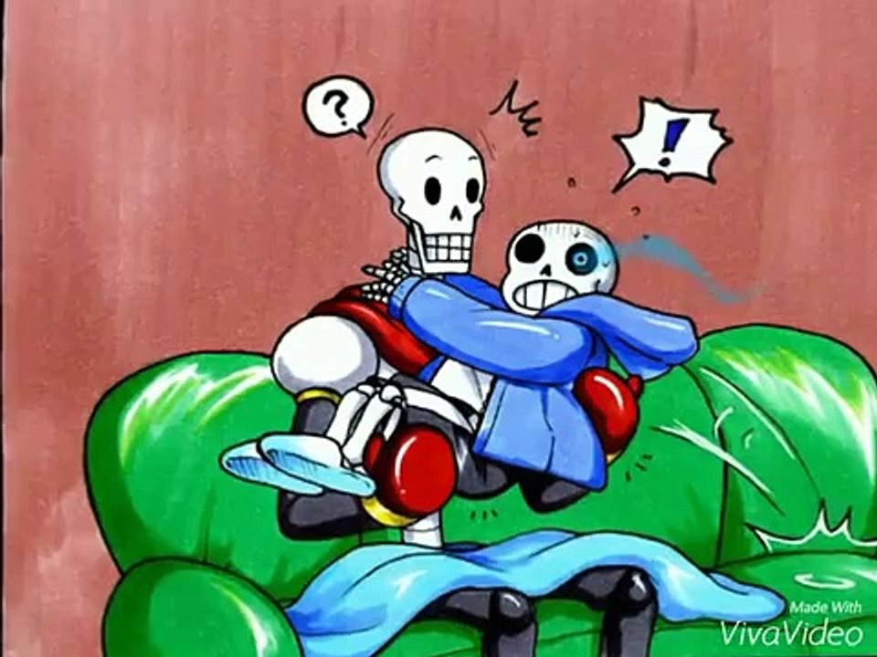 Undertale comic dub scaredy cat sans