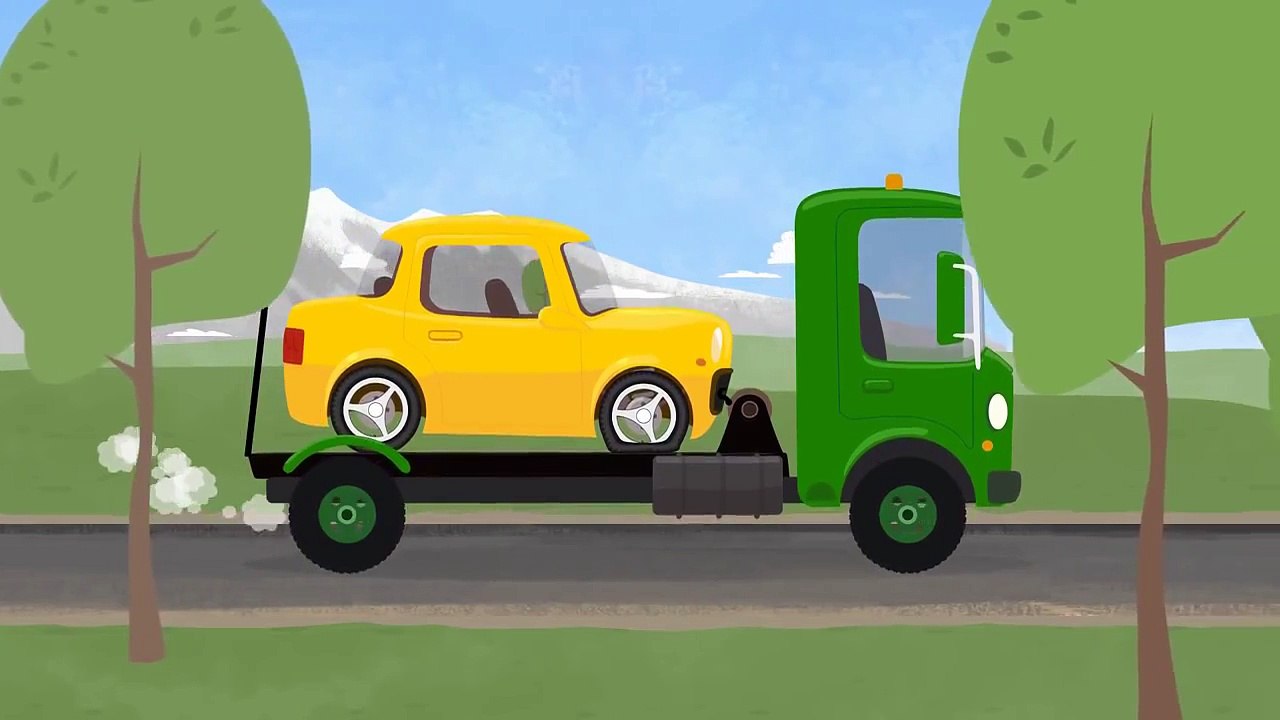 CAR  DOCTOR! Kid's Car Cartoons - CAR & TOW TRUCK - Doc McWheelie's Garage! (мультфильм на английском