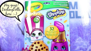 Shopkins #3 Coloring Poppy Corn with Sharpie by DarlingDolls