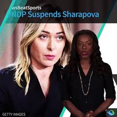 UNITED NATIONS suspends MARIA sharapova