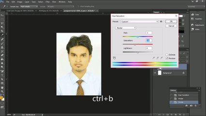 how to make passpor size photo using photoshop