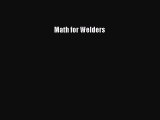 Download Math for Welders Ebook Free