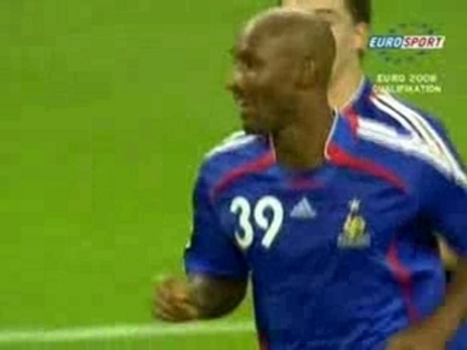 France - Ukraine 2-0 Anelka Euro 2008 Q