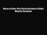 [PDF] Voices of Color: First-Person Accounts of Ethnic Minority Therapists [Download] Online