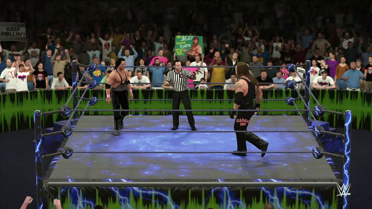 WWE 2K16 bret hart v the undertaker