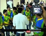 Mohanlal with (AMMA Kerala Strickers) Kerala CCl players | 6th Celebrity Cricket League
