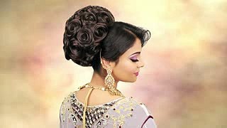 Gold and Burgundy Bridal Makeup - Girls Fashion Club