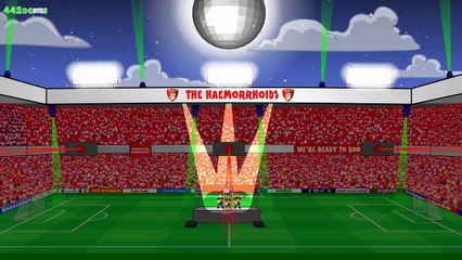 Arsenal vs Barcelona IN SIXTY SECONDS! 0-2 Song (UEFA Champions League Parody Cartoon 2016)