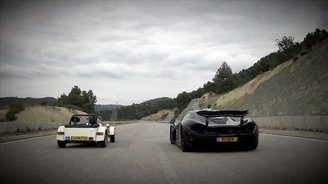 McLaren P1 vs Caterham 160R Speed Week 2014: Top Gear Magazine