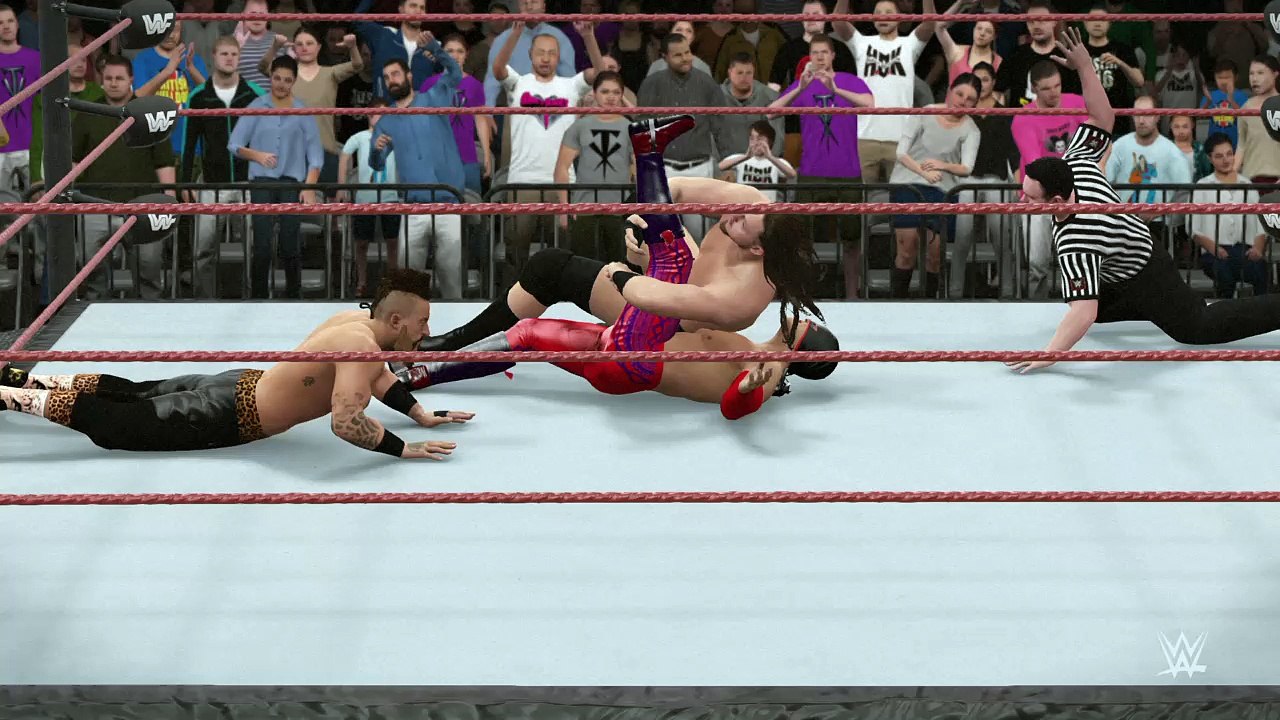 WWE 2K16 enzo & cass v los matadores