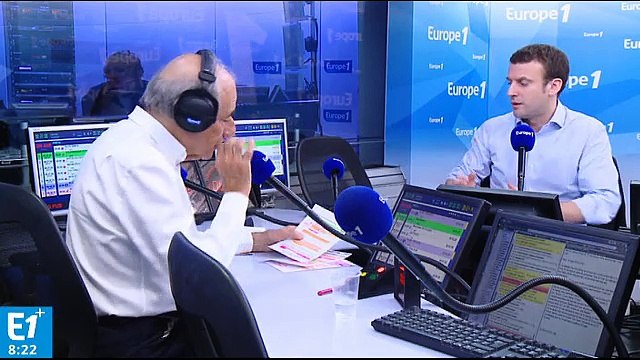 Croissance, loi travail, 2017 et François Hollande, Emmanuel Macron répond aux questions de Jean-Pierre Elkabbach