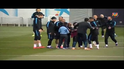 Barcelona antrenmanına sürpriz ziyaret!