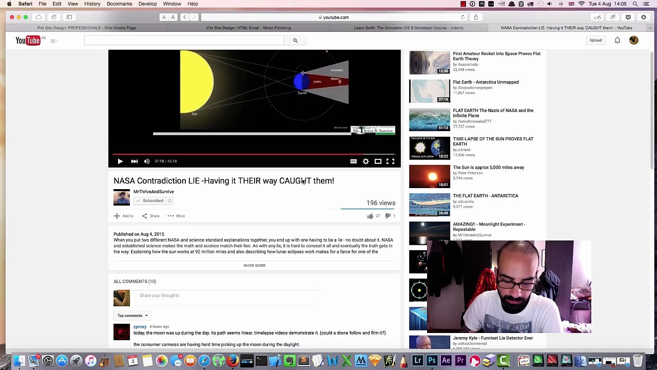Flat Earth Moon Light Magnification Test