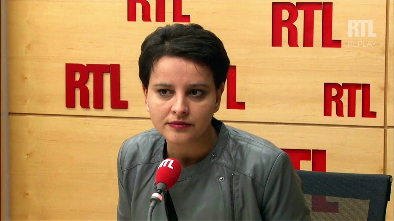 Najat Vallaud-Belkacem sur RTL - Pédophilie :  "Il y a eu 27 radiations en 2015"