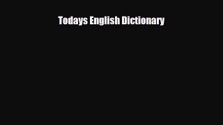 PDF Todays English Dictionary Free Books