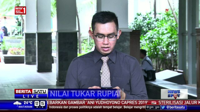 Nilai Tukar Rupiah Terhadap Dollar AS Terapresiasi 3,06 Persen