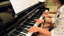 Simpsons Theme Piano Duet
