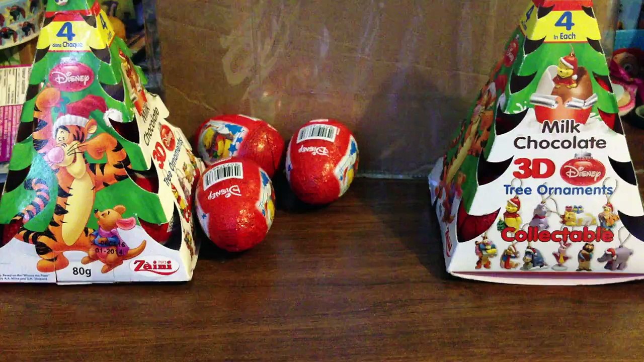 Surprise Eggs Unboxing Kinder Surprise Zaini Winnie the Pooh (2 of 12 Eggs)