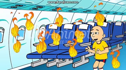 Caillou Starts 9/11 and gets Grounded