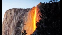 Amazing (VIDEO) Yosemite Firefall Phenomenon Horsetail Fall Captured (VIDEO)