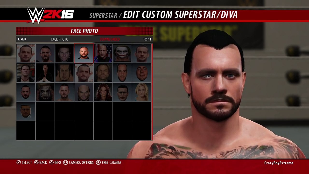 WWE 2K16 HOW TO Make CM PUNK