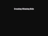 Read Creating Winning Bids Ebook Free