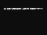 Download All-Audio German CD (LL(R) All-Audio Courses) PDF Book Free