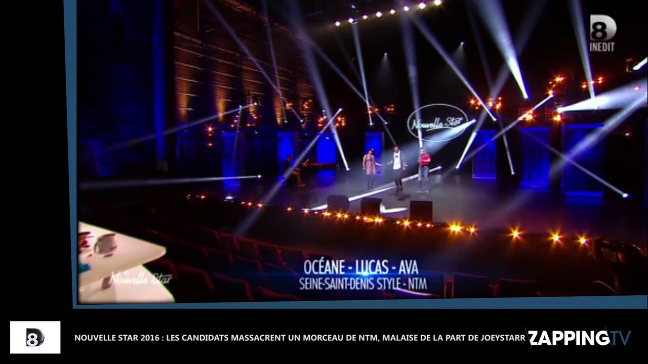 Nouvelle Star 2016 : Les candidats massacrent un morceau de NTM, malaise de la part de JoeyStarr (Vidéo)