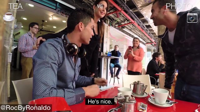 Cristiano Ronaldo ne peut pas prendre un café tranquillement