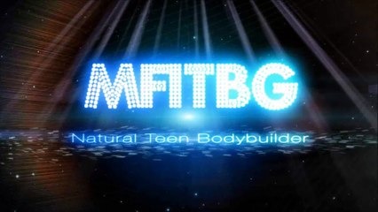 15yo Teen Bodybuilder MfitBG Training and Flexing Muscles So Hard They Bleed