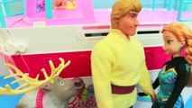 Disney Frozen KIDNAPPED Barbie CRUISE Ship HANS STEALS Anna ELSA AllToyCollector PLAY-DOH Part 1-4