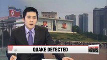Artificial earthquake detected near N. Korean capital