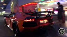 Lamborghini Aventador SHOOTING FLAMES! HUGE REVS