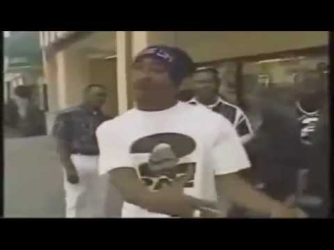 2Pac/Tupac Shakur Confronts A Mean Muggin' Kid Protecting His Corner Rap City (1993 Rare/Exclusive)