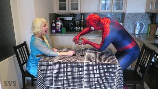 Spiderman vs Frozen Elsa vs Joker - FART PRANK - Funny Superhero Movie in Real Life -)