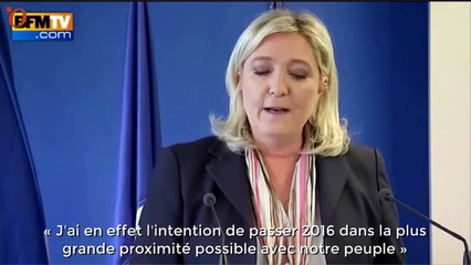 Les discrets déplacements de Marine Le Pen