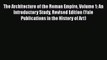 PDF The Architecture of the Roman Empire Volume 1: An Introductory Study Revised Edition (Yale