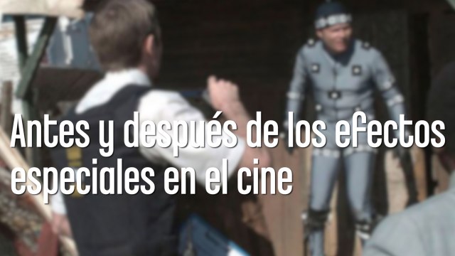 Así es el cine antes y después de aplicar los efectos especiales