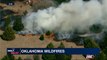 Oklahoma wildfires : fire crews battle to keep wildfires away from homes