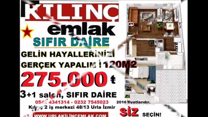 130.000 tl' ye  sıfır urla satılık daire : Urla'da TAKSİTLE sıfır ev satılık daire veriyoruz  DOGRU ADRES KILINÇ EMLAK
