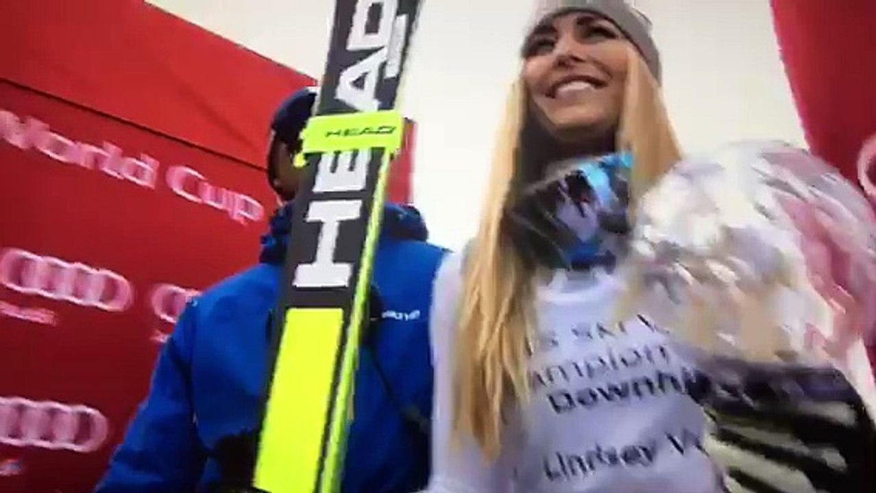 Lindsey Vonn & her 8th DH Globe