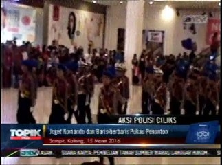 Aksi Polisi Cilik di Kalimantan Tengah
