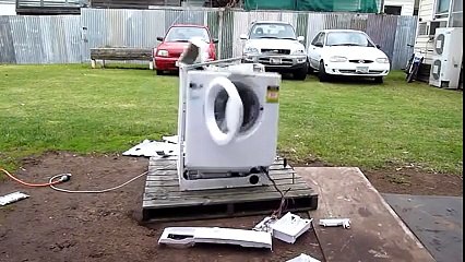 Çamaşır Makinesinin İçine Demir Atılırsa.. Yok Böyle Bir Şey