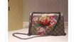 Gucci Dionysus Blooms Print Shoulder Bag Taupe Suede Detail for Sale