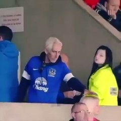 So do the fans Everton during their team's games .. What is your comment-