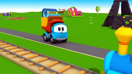 Camion Leo Junior e la nuova stazione del treno