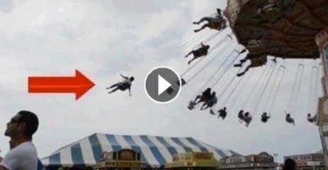 Women on Swing Ride in Amusement Parks