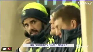 Isco Cant Believe His Eyes That Toni Kroos Is On Bench 15/12/2015