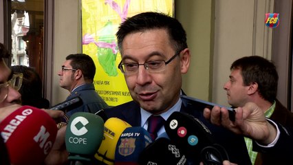 Bartomeu: “No ens confiarem davant de l’Arsenal”