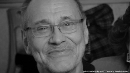 ''Andrei Konchalovsky at GIFT '' movie from 889shota kalandadze